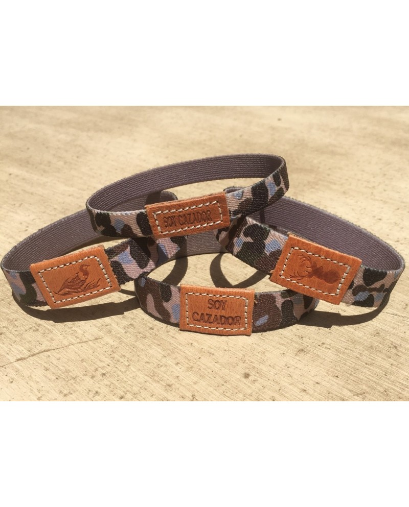 Pulsera elástica y piel CAZADORES