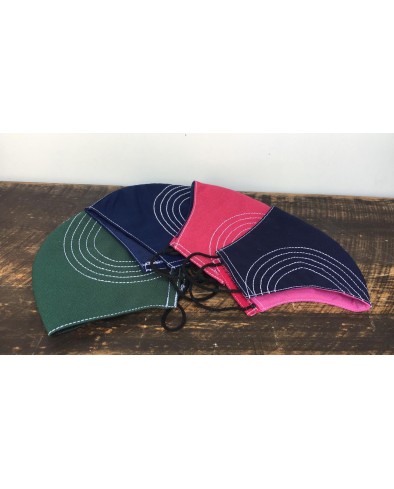 Mascarillas capote, taurina, 3 capas (algodón y TNT)