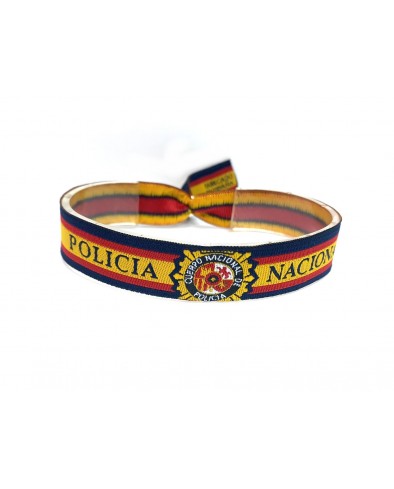 Lote 10 pulseras Policía Nacional