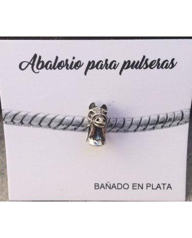 Abalorios bañados en plata