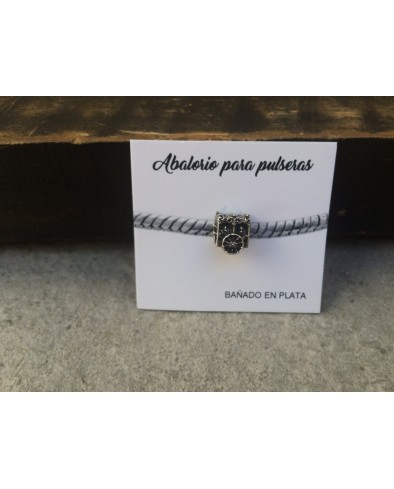 Abalorios bañados en plata