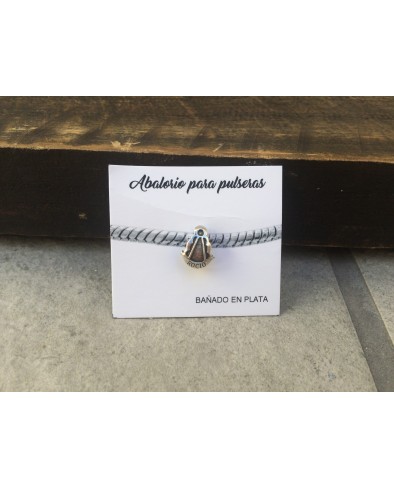 Abalorios bañados en plata